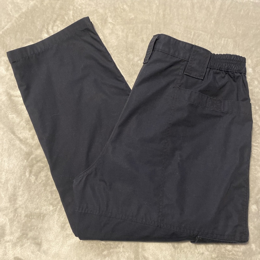PROPPER Cargo Pants Mens 42x32 Navy Ripstop Elastic Waist Lightweight F5252‎
